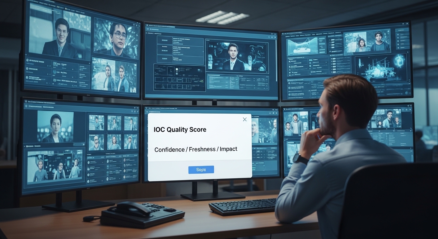 IOC品質スコア完全ガイド：信頼度・鮮度・影響範囲で評価し、検知精度を最大化する方法