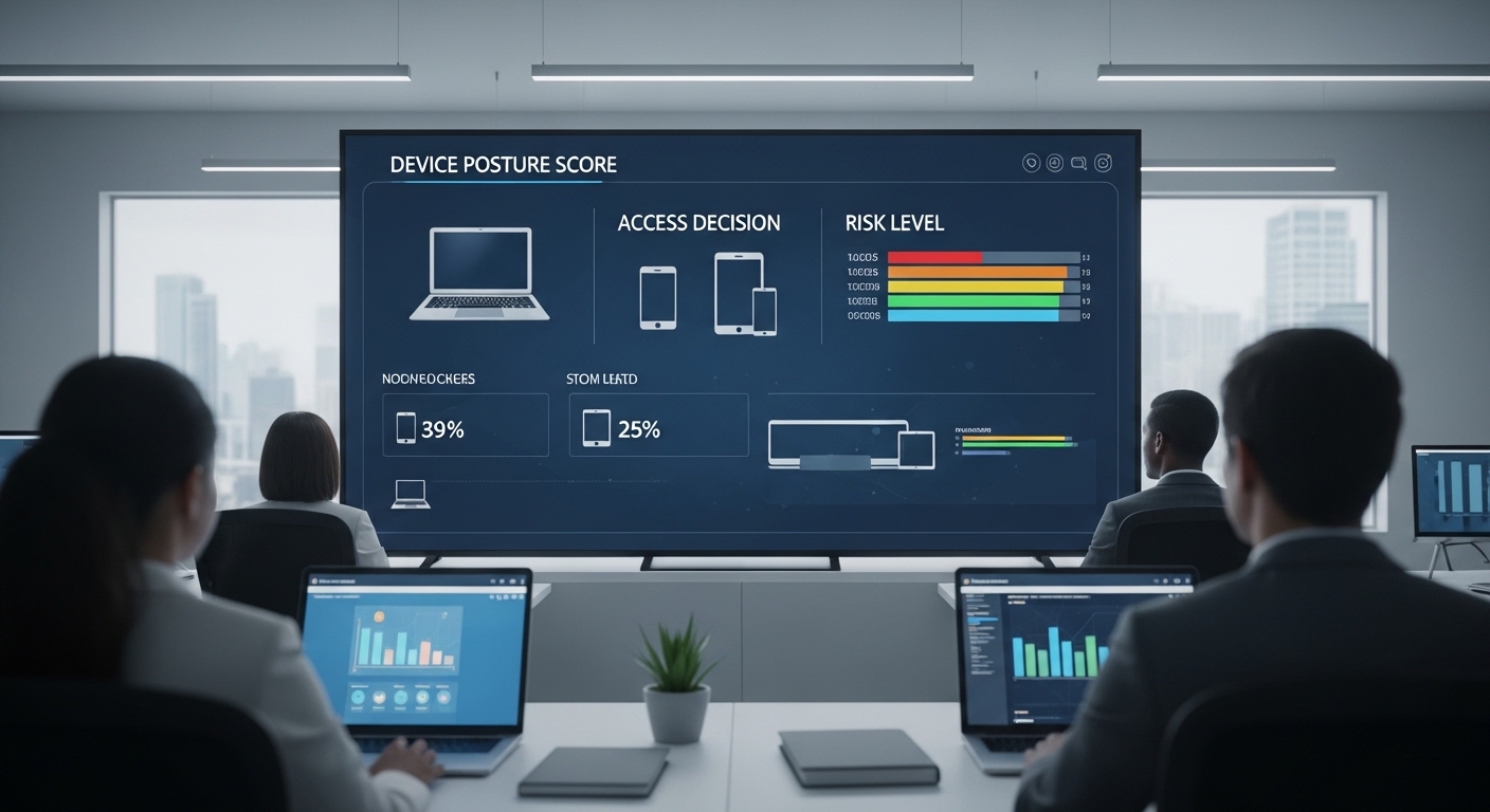 ゼロトラストの要「Device Posture」をスコアリングで実装する：端末健全性×段階的アクセス制御の設計ガイド