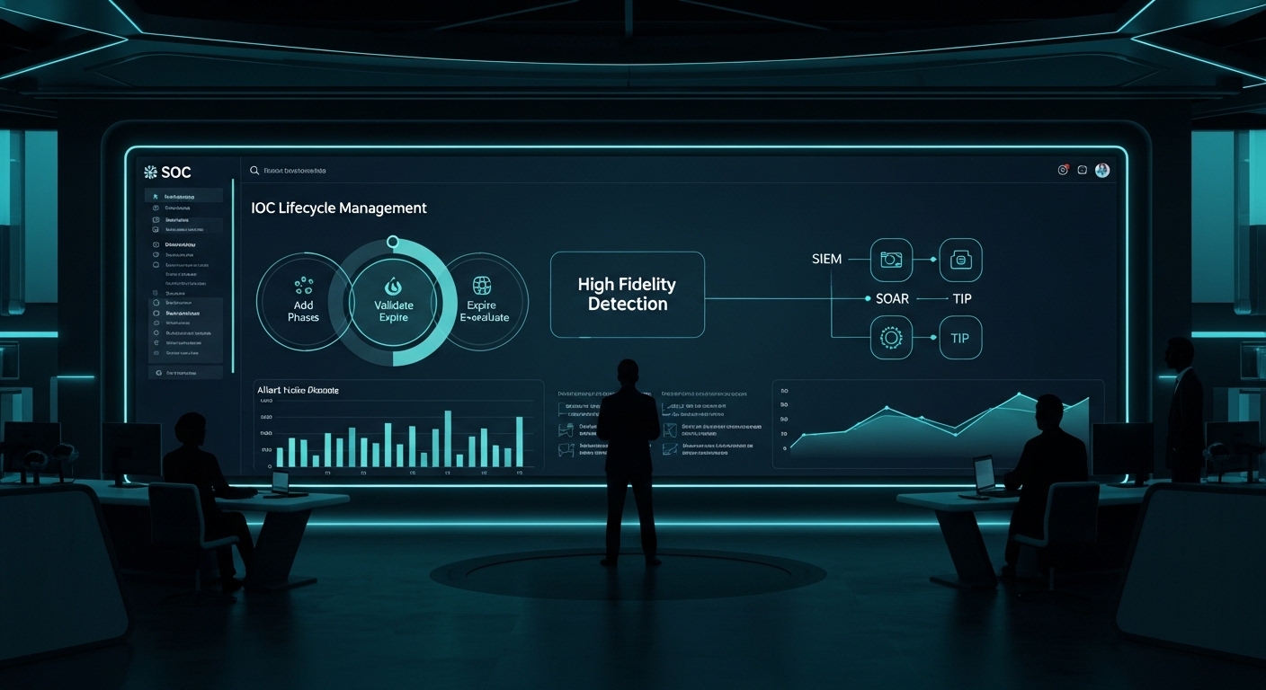 IOC管理ライフサイクル入門：追加・検証・失効・再評価で誤検知を減らす運用設計