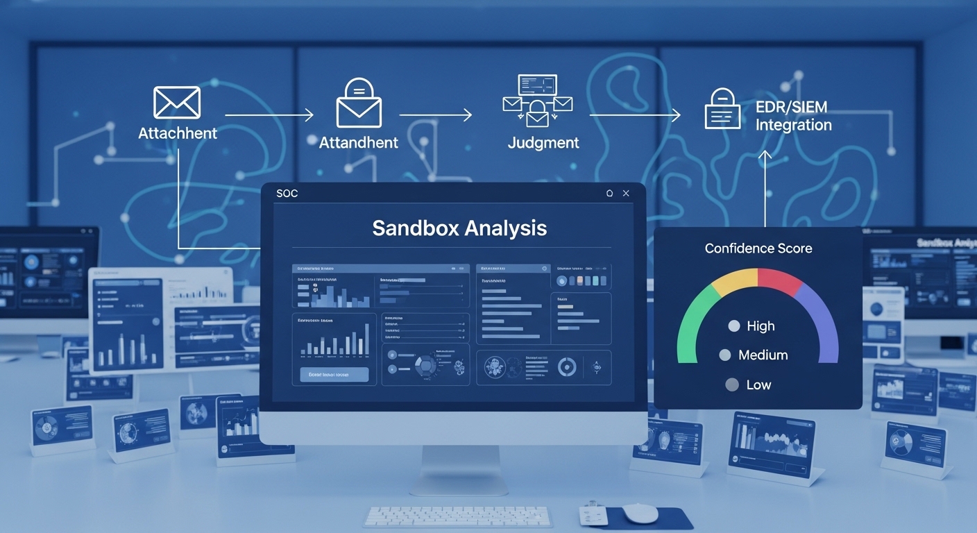 サンドボックスの誤検知を減らす「信頼度スコア」運用設計｜IOC×Telemetry×振る舞いで精度向上